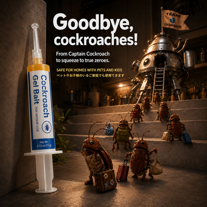 Insecticidal Bait-Small Size Roach Bait for Kitchen & Indoor Cockroach Repellent Gel Cockroach Control Cockroach Killer