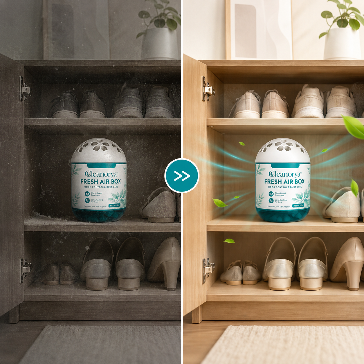 Magic Bead Box for Odor and Dust Removal