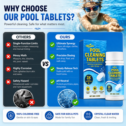 The Next-Gen Pool Purifier is here ✨ 2X Stronger Algae Control, Gentle & Safe for Kids! 👨‍👩‍👧‍👦