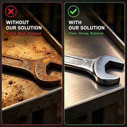 Strong, Penetrating & Fast-Acting Stainless Steel Rust Remover