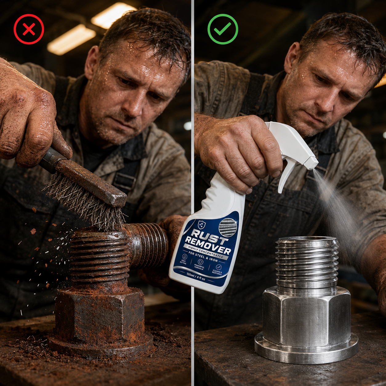 Strong, Penetrating & Fast-Acting Stainless Steel Rust Remover