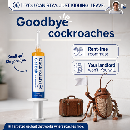 Insecticidal Bait-Small Size Roach Bait for Kitchen & Indoor Cockroach Repellent Gel Cockroach Control Cockroach Killer