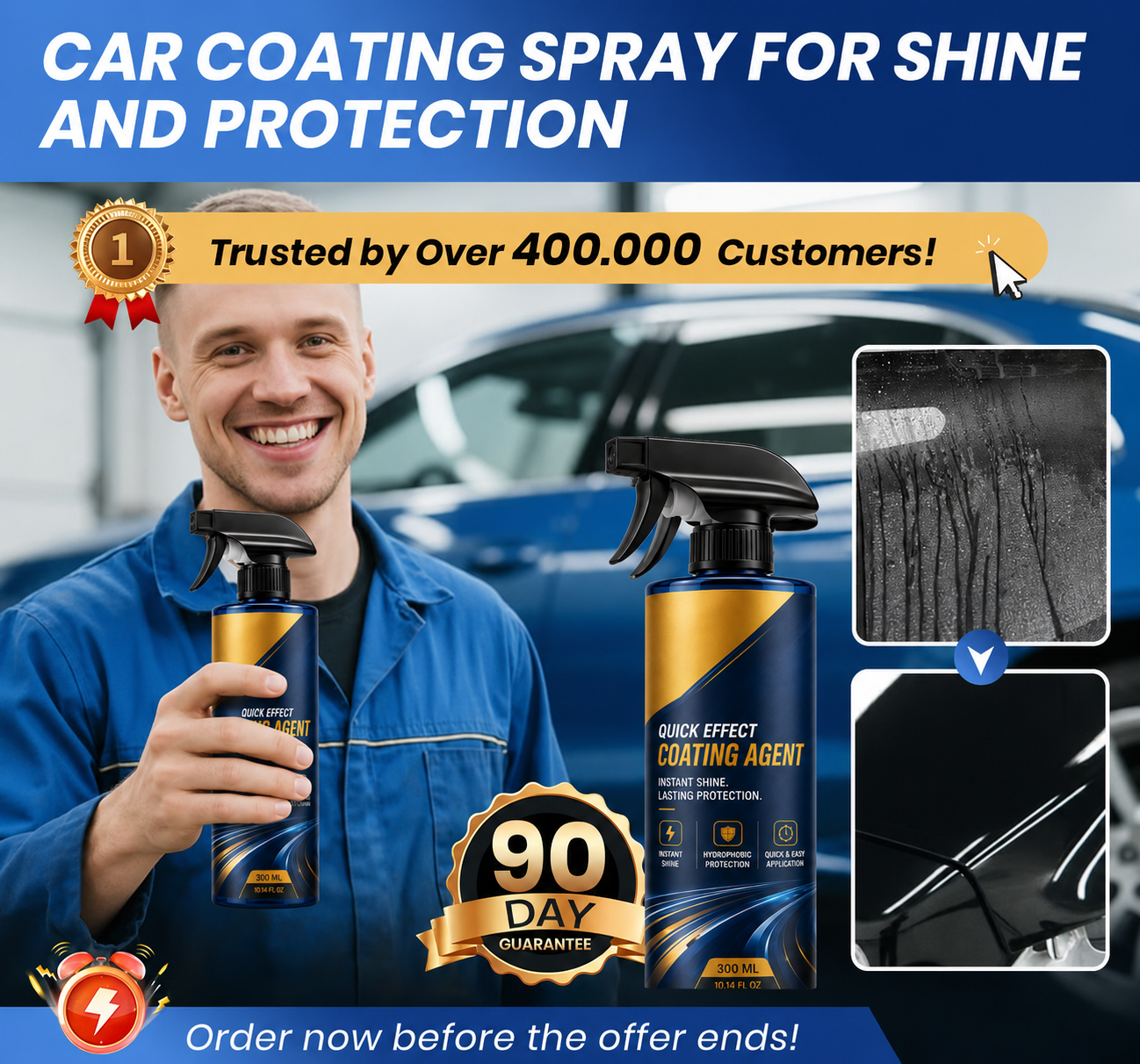 Car Coating Spray for Shine & Protection