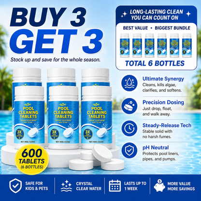 The Next-Gen Pool Purifier is here ✨ 2X Stronger Algae Control, Gentle & Safe for Kids! 👨‍👩‍👧‍👦