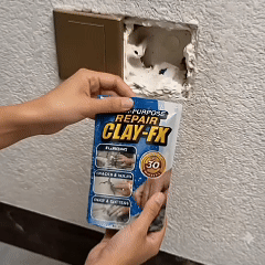 CLAY-FX durability and before-and-after repair demonstration