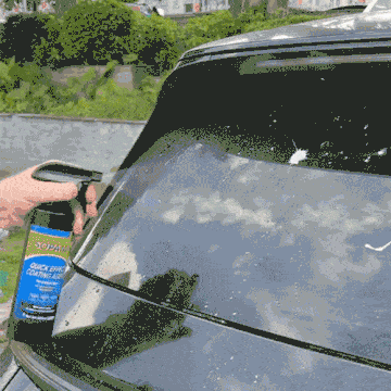 Spray and wipe application demonstration